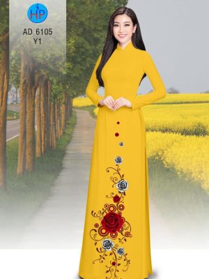 Vải áo dài Hoa hồng mới ra AD 6105 32 1570521241 341 Vai ao dai Hoa hong moi ra AD 6105