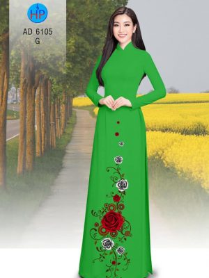 Vải áo dài Hoa hồng mới ra AD 6105 36 1570521241 387 Vai ao dai Hoa hong moi ra AD 6105