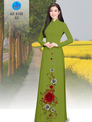 Vải áo dài Hoa hồng mới ra AD 6105 37 1570521241 592 Vai ao dai Hoa hong moi ra AD 6105