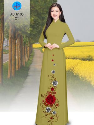 Vải áo dài Hoa hồng mới ra AD 6105 28 1570521241 802 Vai ao dai Hoa hong moi ra AD 6105