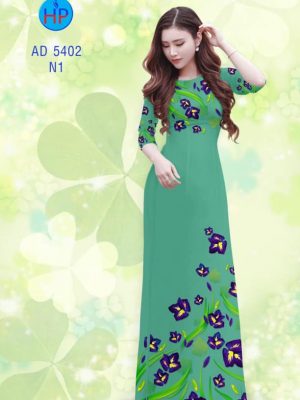 Vải áo dài Hoa Đậu Biếc thiết kế 2019 AD 5402 26 1570521780 271 Vai ao dai Hoa Dau Biec thiet ke 2019 AD