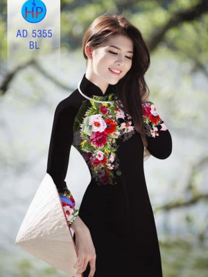 Vải áo dài Hoa in 3D mới ra AD 5355 25 1570522187 631 Vai ao dai Hoa in 3D moi ra AD 5355