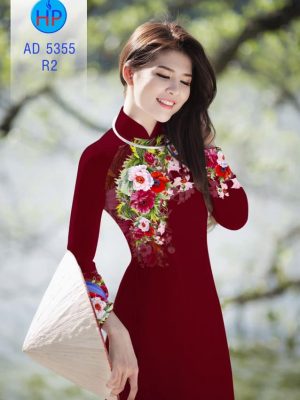 Vải áo dài Hoa in 3D mới ra AD 5355 28 1570522187 651 Vai ao dai Hoa in 3D moi ra AD 5355
