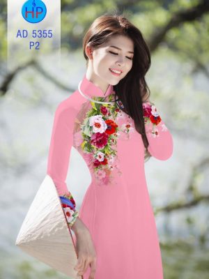 Vải áo dài Hoa in 3D mới ra AD 5355 24 1570522187 747 Vai ao dai Hoa in 3D moi ra AD 5355