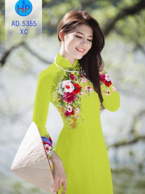 Vải áo dài Hoa in 3D mới ra AD 5355 29 1570522188 616 Vai ao dai Hoa in 3D moi ra AD 5355