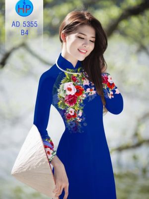Vải áo dài Hoa in 3D mới ra AD 5355 36 1570522188 621 Vai ao dai Hoa in 3D moi ra AD 5355