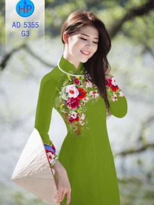 Vải áo dài Hoa in 3D mới ra AD 5355 37 1570522188 965 Vai ao dai Hoa in 3D moi ra AD 5355