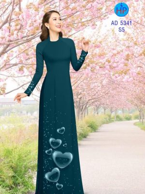 Vải áo dài Tim kiểu mới AD 5341 23 1570522332 433 Vai ao dai Tim kieu moi AD 5341