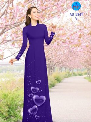 Vải áo dài Tim kiểu mới AD 5341 27 1570522333 232 Vai ao dai Tim kieu moi AD 5341
