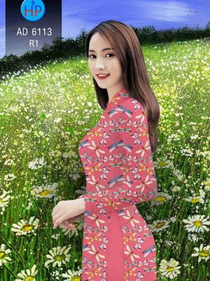 Vải áo dài Chuồn chuồn kiểu mới AD 6113 21 1570608191 485 Vai ao dai Chuon chuon kieu moi AD 6113