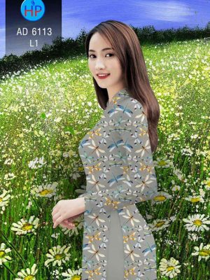 Vải áo dài Chuồn chuồn kiểu mới AD 6113 30 1570608192 208 Vai ao dai Chuon chuon kieu moi AD 6113