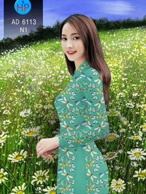 Vải áo dài Chuồn chuồn kiểu mới AD 6113 24 1570608192 406 Vai ao dai Chuon chuon kieu moi AD 6113