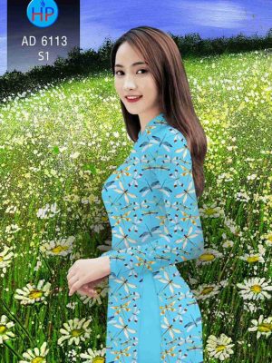 Vải áo dài Chuồn chuồn kiểu mới AD 6113 25 1570608192 567 Vai ao dai Chuon chuon kieu moi AD 6113