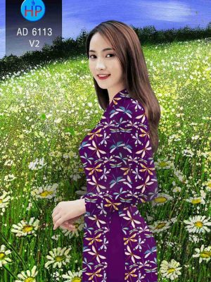 Vải áo dài Chuồn chuồn kiểu mới AD 6113 27 1570608192 70 Vai ao dai Chuon chuon kieu moi AD 6113