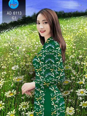 Vải áo dài Chuồn chuồn kiểu mới AD 6113 35 1570608193 222 Vai ao dai Chuon chuon kieu moi AD 6113