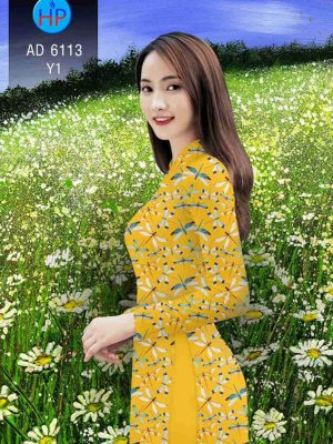 Vải áo dài Chuồn chuồn kiểu mới AD 6113 33 1570608193 409 Vai ao dai Chuon chuon kieu moi AD 6113