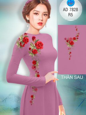 Vải áo dài Hoa hồng mới ra AD 7828 30 1570869288 158 Vai ao dai Hoa hong moi ra AD 7828
