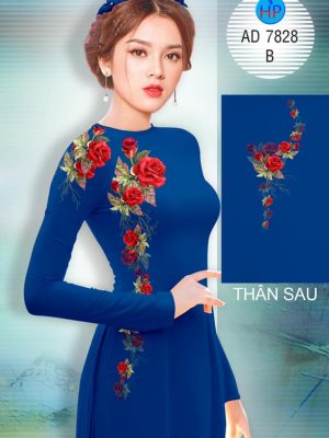 Vải áo dài Hoa hồng mới ra AD 7828 37 1570869288 316 Vai ao dai Hoa hong moi ra AD 7828