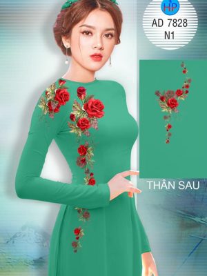 Vải áo dài Hoa hồng mới ra AD 7828 28 1570869288 380 Vai ao dai Hoa hong moi ra AD 7828