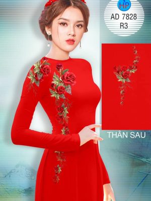 Vải áo dài Hoa hồng mới ra AD 7828 36 1570869288 461 Vai ao dai Hoa hong moi ra AD 7828