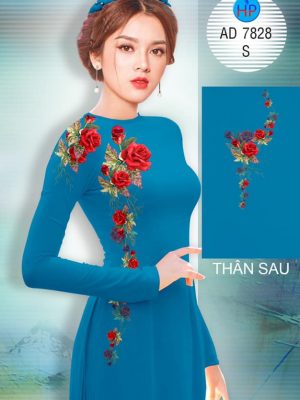 Vải áo dài Hoa hồng mới ra AD 7828 29 1570869288 539 Vai ao dai Hoa hong moi ra AD 7828