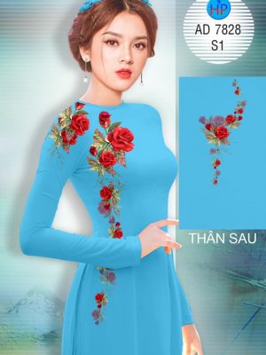 Vải áo dài Hoa hồng mới ra AD 7828 32 1570869288 752 Vai ao dai Hoa hong moi ra AD 7828