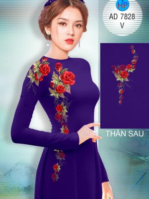 Vải áo dài Hoa hồng mới ra AD 7828 31 1570869288 782 Vai ao dai Hoa hong moi ra AD 7828