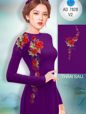 Vải áo dài Hoa hồng mới ra AD 7828 33 1570869288 940 Vai ao dai Hoa hong moi ra AD 7828