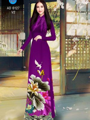 Vải áo dài Hoa Sen kiểu mới AD 6127 34 1570872536 689 Vai ao dai Hoa Sen kieu moi AD 6127