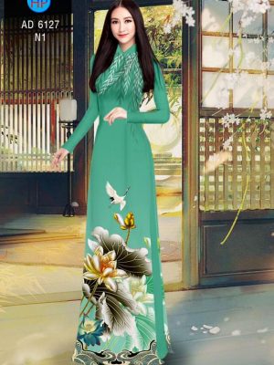 Vải áo dài Hoa Sen kiểu mới AD 6127 37 1570872536 785 Vai ao dai Hoa Sen kieu moi AD 6127