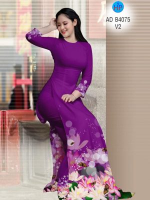 Vải áo dài Hoa Sen và bướm kiểu mới AD B4075 30 1570873468 192 Vai ao dai Hoa Sen va buom kieu moi AD