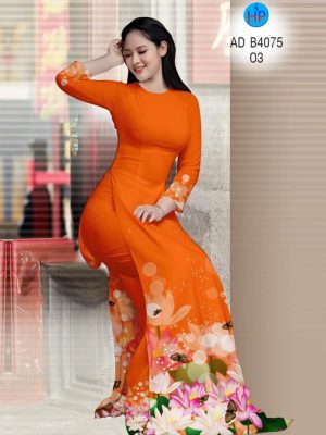 Vải áo dài Hoa Sen và bướm kiểu mới AD B4075 24 1570873468 344 Vai ao dai Hoa Sen va buom kieu moi AD