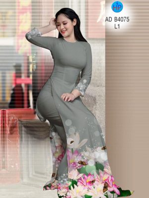 Vải áo dài Hoa Sen và bướm kiểu mới AD B4075 25 1570873468 67 Vai ao dai Hoa Sen va buom kieu moi AD