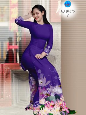 Vải áo dài Hoa Sen và bướm kiểu mới AD B4075 32 1570873468 831 Vai ao dai Hoa Sen va buom kieu moi AD