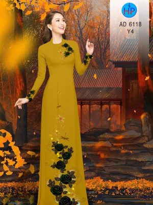 Vải áo dài Hoa hồng thiết kế 2019 AD 6118 28 1570873710 391 Vai ao dai Hoa hong thiet ke 2019 AD 6118