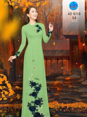 Vải áo dài Hoa hồng thiết kế 2019 AD 6118 30 1570873710 449 Vai ao dai Hoa hong thiet ke 2019 AD 6118