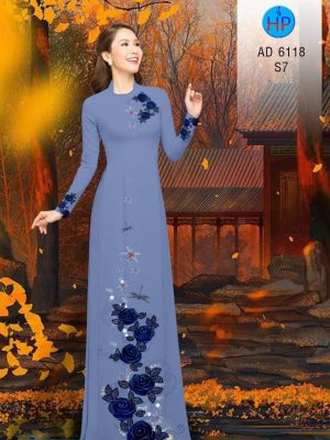 Vải áo dài Hoa hồng thiết kế 2019 AD 6118 22 1570873710 479 Vai ao dai Hoa hong thiet ke 2019 AD 6118
