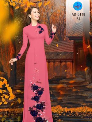 Vải áo dài Hoa hồng thiết kế 2019 AD 6118 36 1570873711 566 Vai ao dai Hoa hong thiet ke 2019 AD 6118