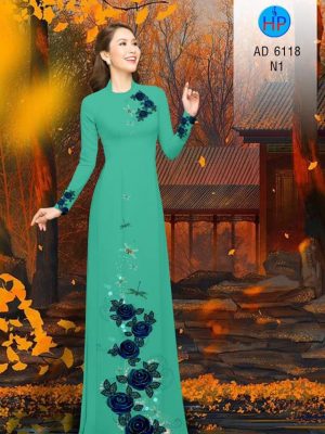 Vải áo dài Hoa hồng thiết kế 2019 AD 6118 34 1570873711 591 Vai ao dai Hoa hong thiet ke 2019 AD 6118