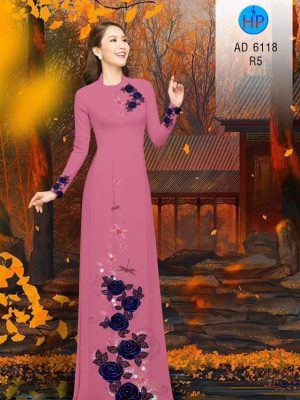 Vải áo dài Hoa hồng thiết kế 2019 AD 6118 35 1570873711 897 Vai ao dai Hoa hong thiet ke 2019 AD 6118