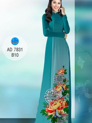 Vải áo dài Cúc đại đoá thiết kế 2019 AD 7831 23 1570873807 257 Vai ao dai Cuc dai doa thiet ke 2019 AD