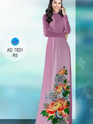 Vải áo dài Cúc đại đoá thiết kế 2019 AD 7831 31 1570873807 300 Vai ao dai Cuc dai doa thiet ke 2019 AD