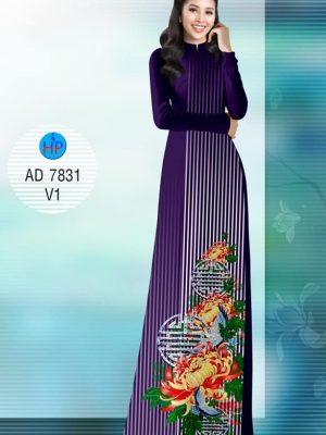 Vải áo dài Cúc đại đoá thiết kế 2019 AD 7831 30 1570873807 36 Vai ao dai Cuc dai doa thiet ke 2019 AD