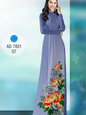 Vải áo dài Cúc đại đoá thiết kế 2019 AD 7831 34 1570873807 448 Vai ao dai Cuc dai doa thiet ke 2019 AD