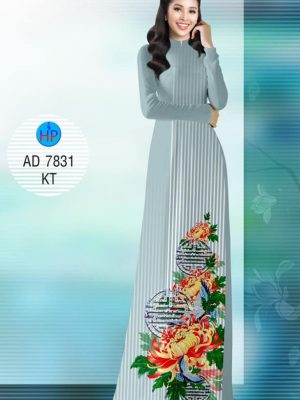 Vải áo dài Cúc đại đoá thiết kế 2019 AD 7831 25 1570873807 466 Vai ao dai Cuc dai doa thiet ke 2019 AD
