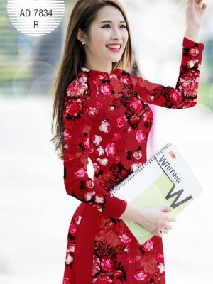 Vải áo dài Đẹp tươi như hoa thiết kế 2019 AD 7834 29 1571037175 415 Vai ao dai Dep tuoi nhu hoa thiet ke 2019