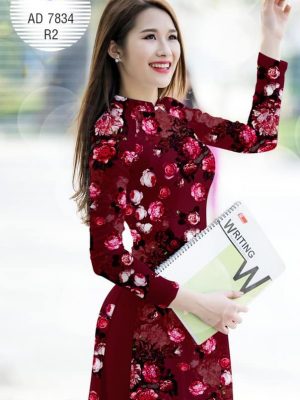 Vải áo dài Đẹp tươi như hoa thiết kế 2019 AD 7834 28 1571037175 539 Vai ao dai Dep tuoi nhu hoa thiet ke 2019