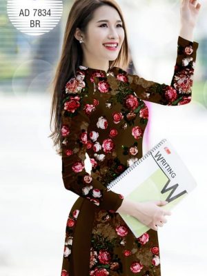 Vải áo dài Đẹp tươi như hoa thiết kế 2019 AD 7834 23 1571037175 999 Vai ao dai Dep tuoi nhu hoa thiet ke 2019