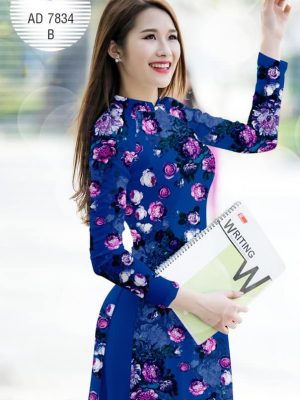 Vải áo dài Đẹp tươi như hoa thiết kế 2019 AD 7834 37 1571037176 254 Vai ao dai Dep tuoi nhu hoa thiet ke 2019