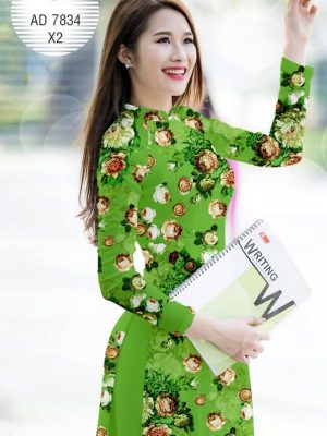 Vải áo dài Đẹp tươi như hoa thiết kế 2019 AD 7834 36 1571037176 362 Vai ao dai Dep tuoi nhu hoa thiet ke 2019